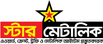 Star metallic logo