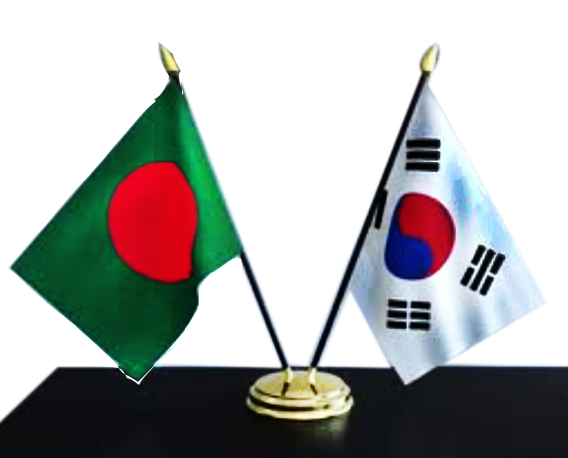 Bangladesh vs South flag stand