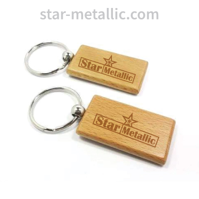 Wooden key ring