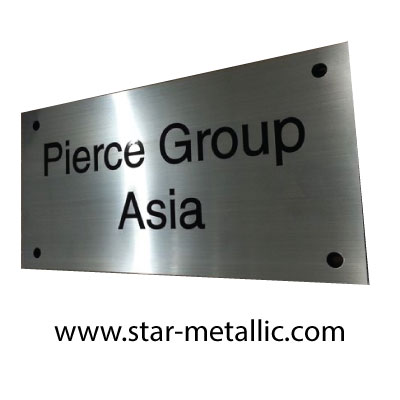 SS Etching nameplate in bd