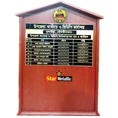 Honor board Ansar VDP