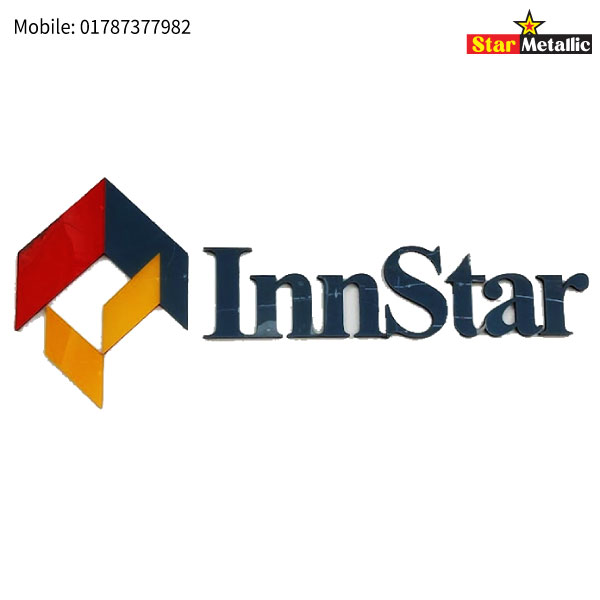 Acrylic cutting logo bd