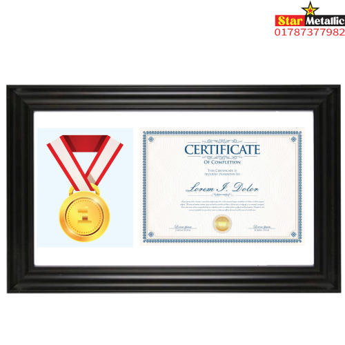 Medal & certificate framing