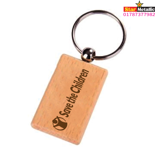 Wooden key ring