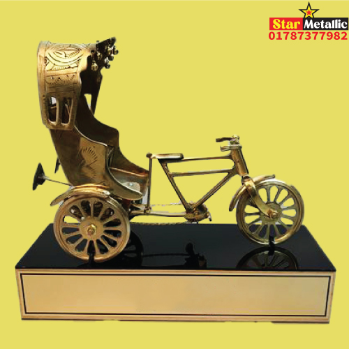 Metal brass rikshaw bd