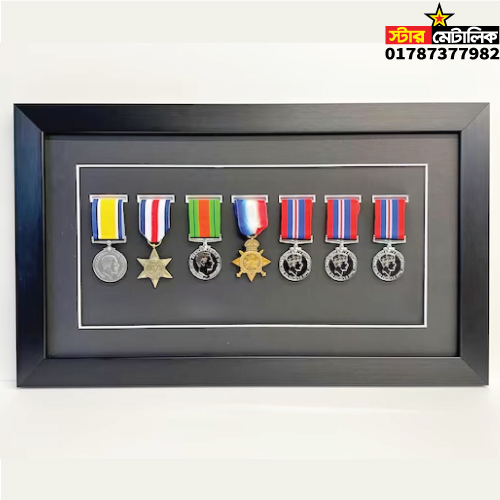 Award medal framing