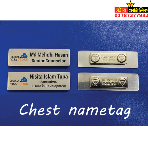 Chest nametag