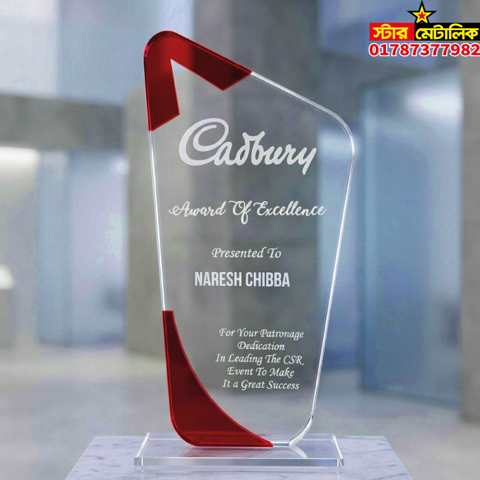 Acrylic award crest