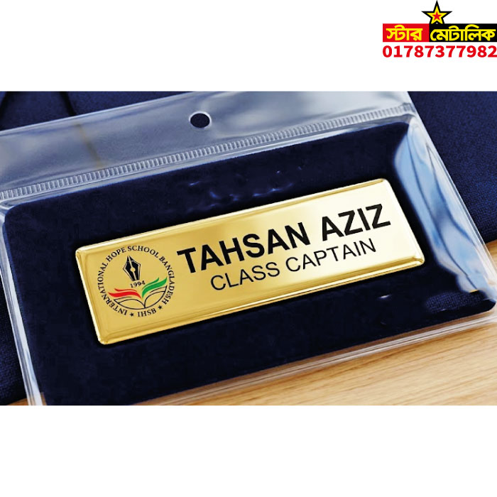 Pocket nametag badge